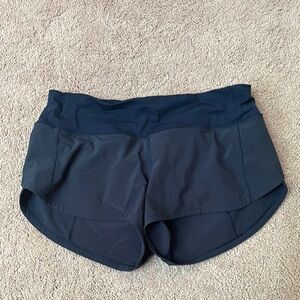 lululemon athletica Blue Athletic Shorts Lightweight Performance